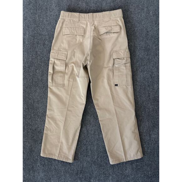 5.11 Tactical Beige Tan Men's Cargo Pants- 31.5-.5" Waist- Inseam Short- EUC - Picture 2 of 6